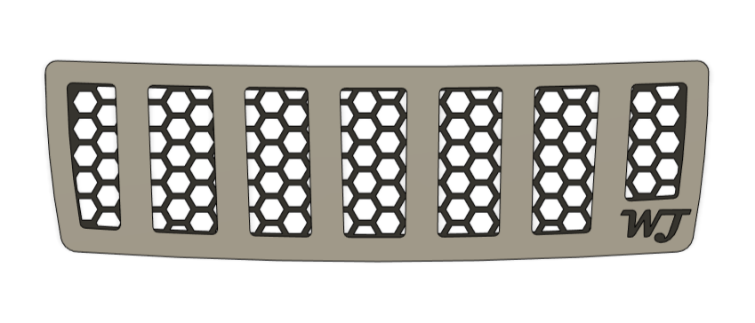 2004 Style Jeep WJ Grille Insert