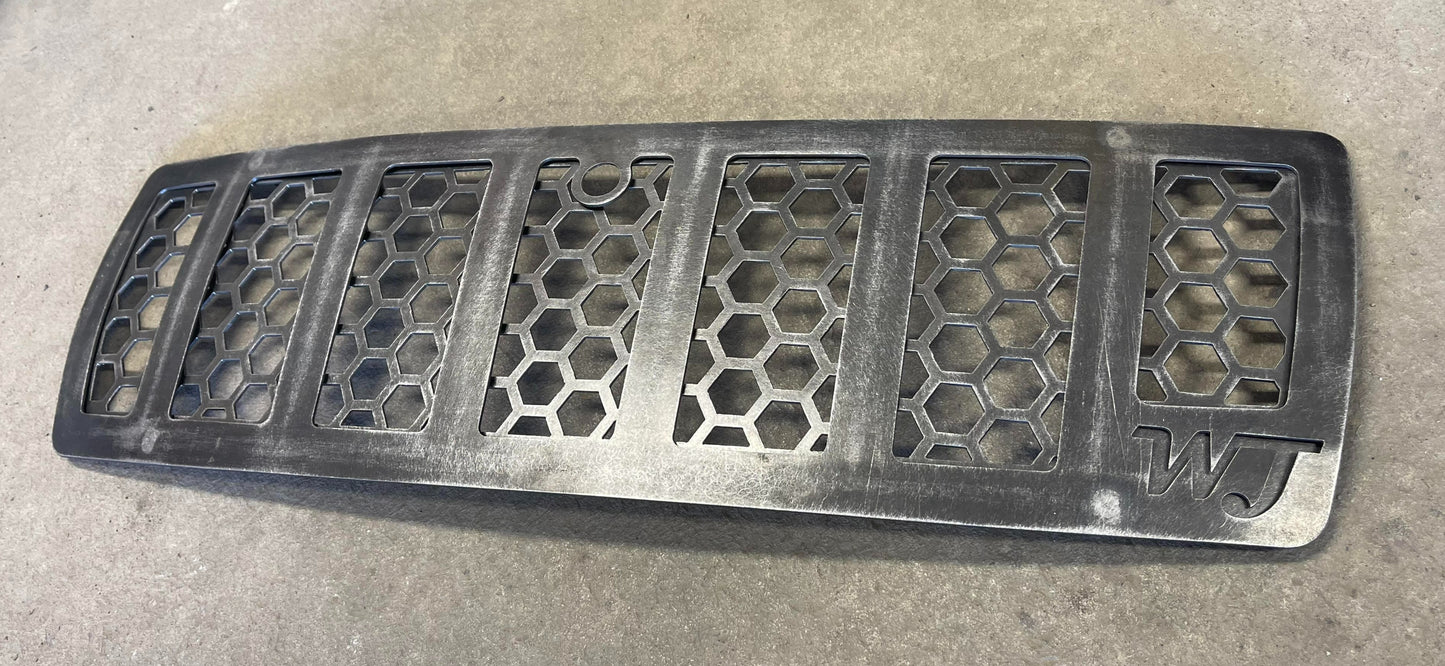 This is a customers grille that had contacted us about intigrading a camera mount into the more origonal & slot option we offer. This will give you a good idea of how the 7 slot looks like!