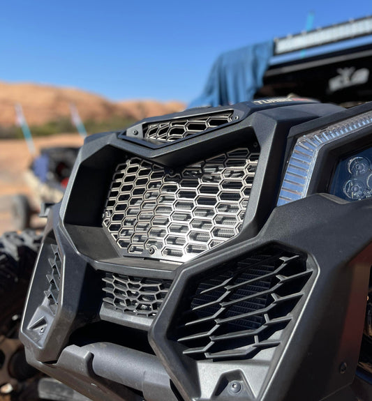Can-Am Luxury Grille Insert with optional Hood Scoop Insert
